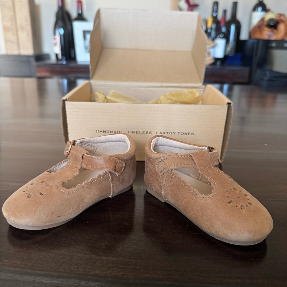 Consciously baby Brown Mary-Jane sandals